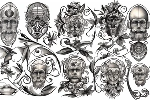 Leonardo da Vinci tattoo idea