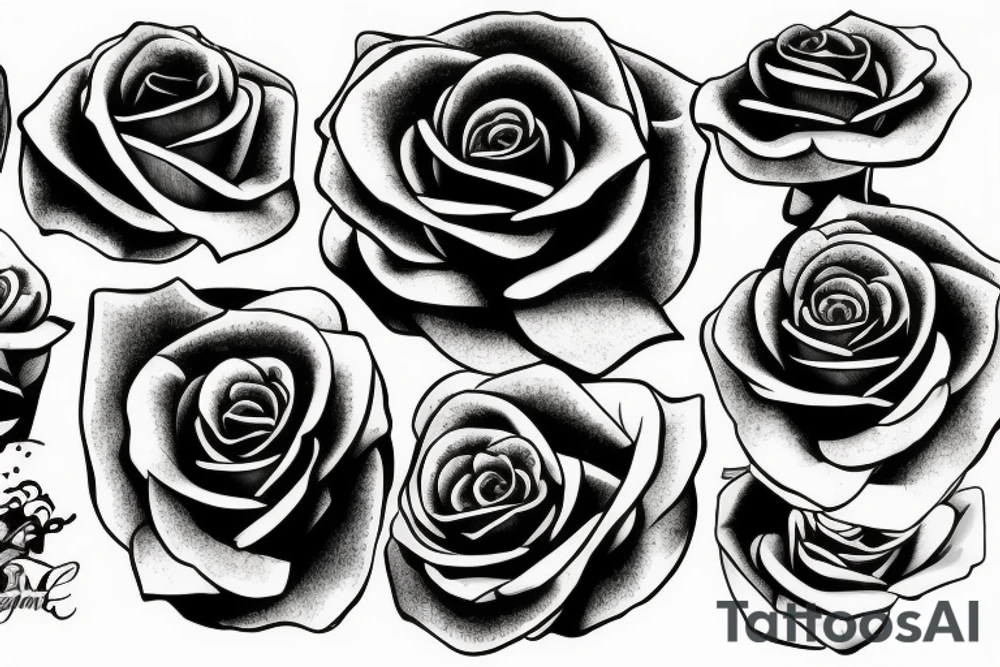 Rose singularity tattoo idea