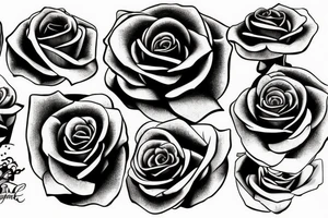 Rose singularity tattoo idea