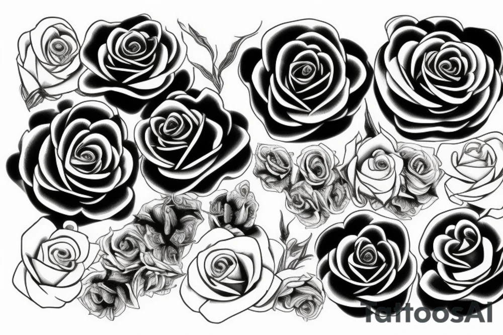 Rose singularity tattoo idea