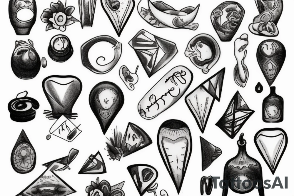 Nipples tattoo idea
