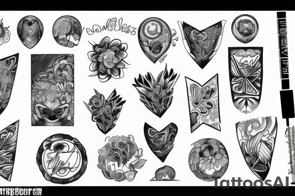 Nipples tattoo idea