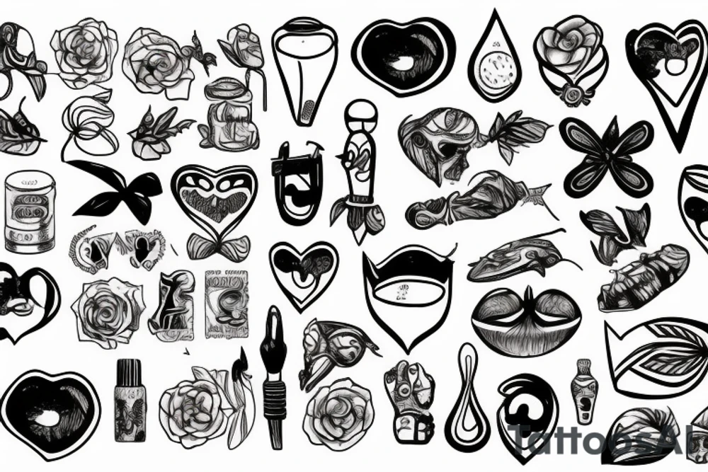 Nipples tattoo idea