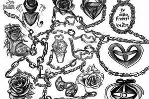 chains tattoo idea