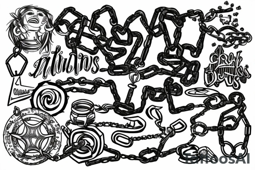 chains tattoo idea