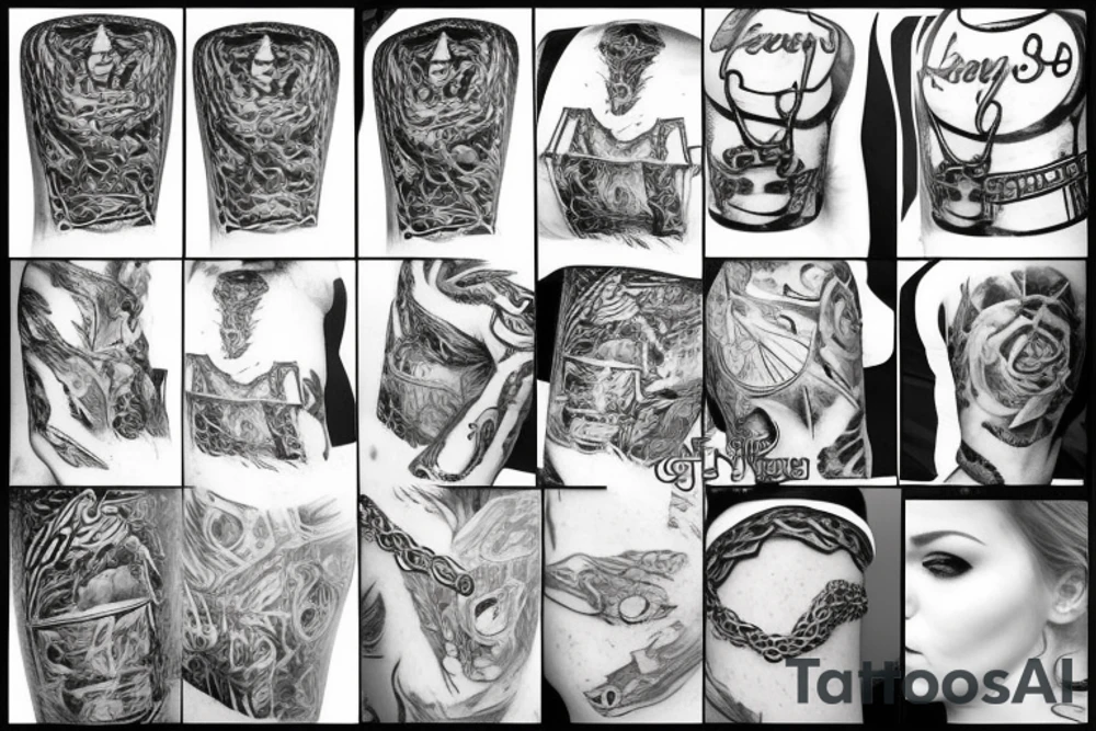 chains tattoo idea