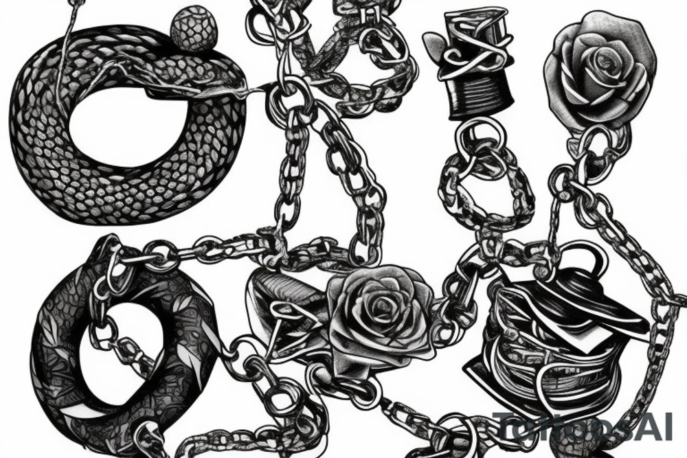 chains tattoo idea