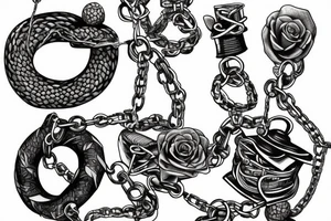 chains tattoo idea