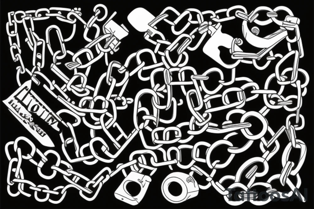 chains tattoo idea