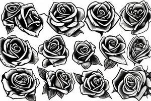 roses & chains tattoo idea