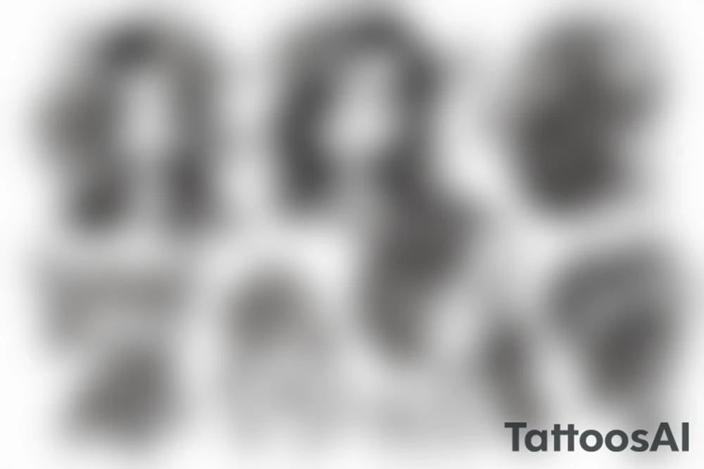 girl tattoo idea