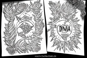 dna spiritual book nature tattoo idea