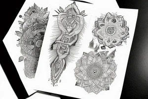 dna spiritual book nature tattoo idea