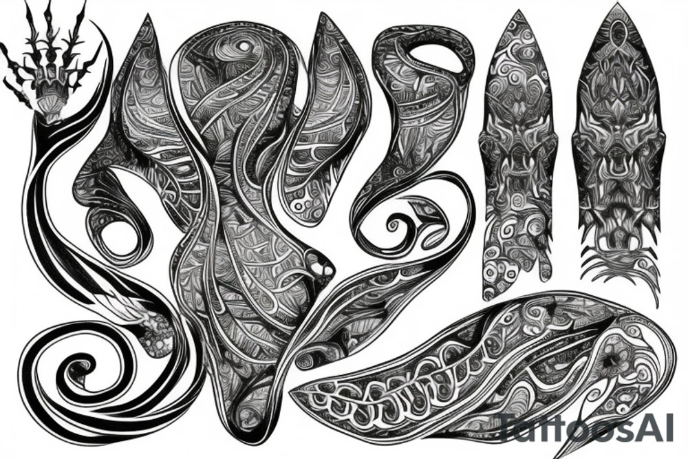 dna spiritual book nature psychedelic tattoo idea