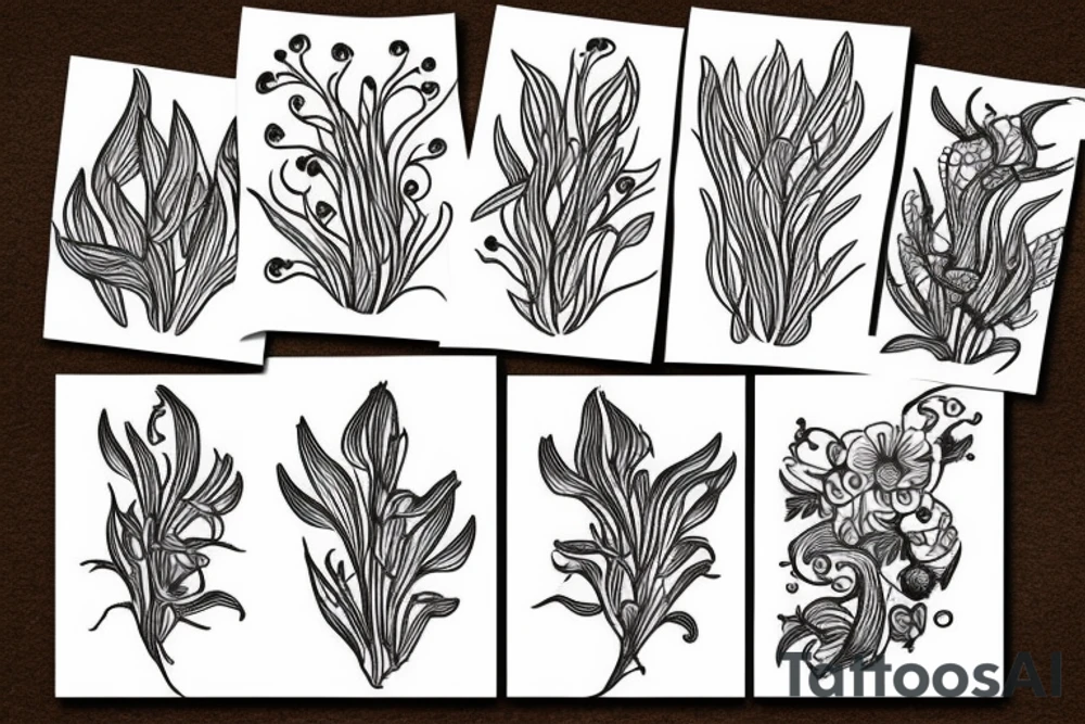 Ajucca flower tattoo idea