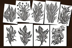 Ajucca flower tattoo idea