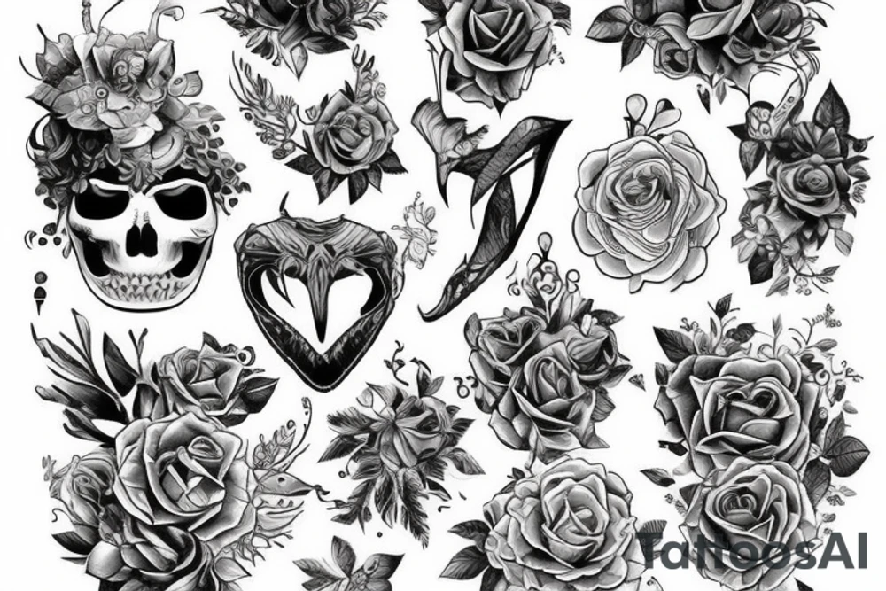 Фен расческа tattoo idea