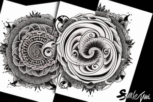 yin and yang sisters tattoo tattoo idea