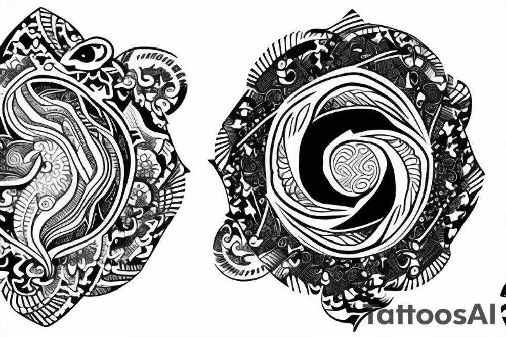 yin and yang sisters tattoo tattoo idea