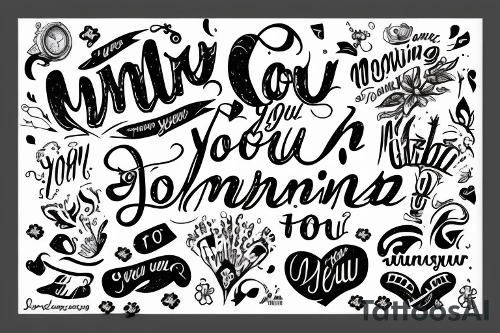 See you in the morning tattoo idea