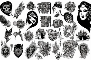 vain sleeve tattoo idea