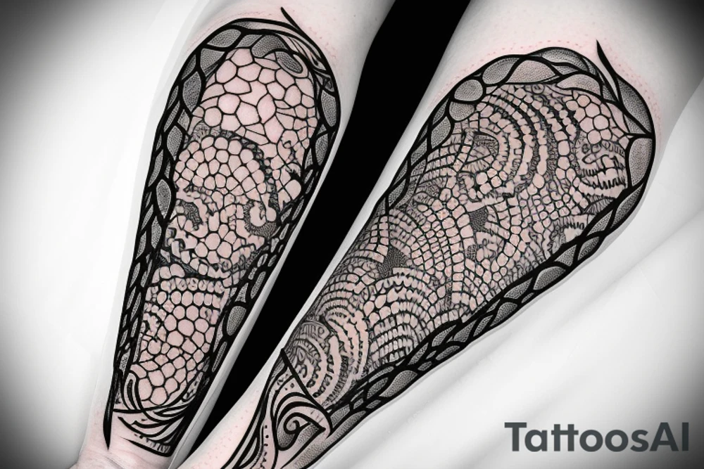 vine sleeve tattoo idea