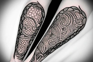 vine sleeve tattoo idea