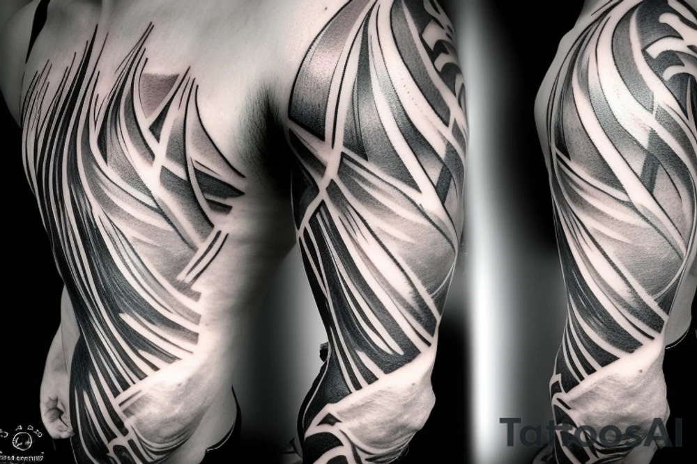 muscle fibers tattoo idea