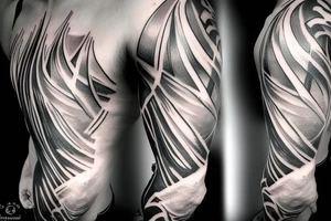 muscle fibers tattoo idea