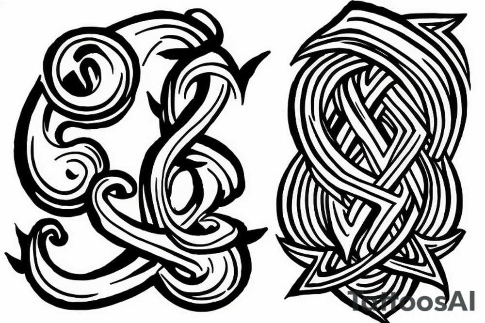 Both ends of the candle burn the rope tattoo idea