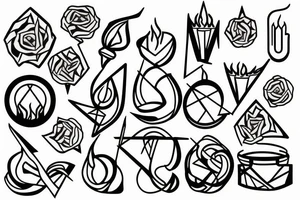 Both ends of the candle burn the rope tattoo idea