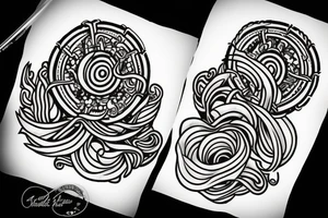 Both ends of the candle burn the rope tattoo idea