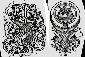 Both ends of the candle burn the rope tattoo idea