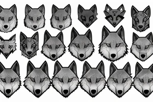 Corporate Wolf tattoo idea