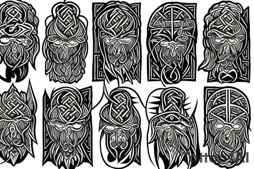 Norse trees tattoo idea
