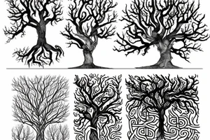 Norse trees tattoo idea