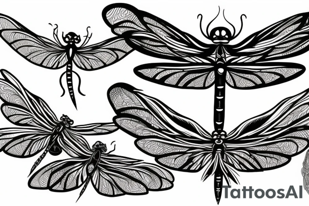 wings of a dragonfly tattoo idea