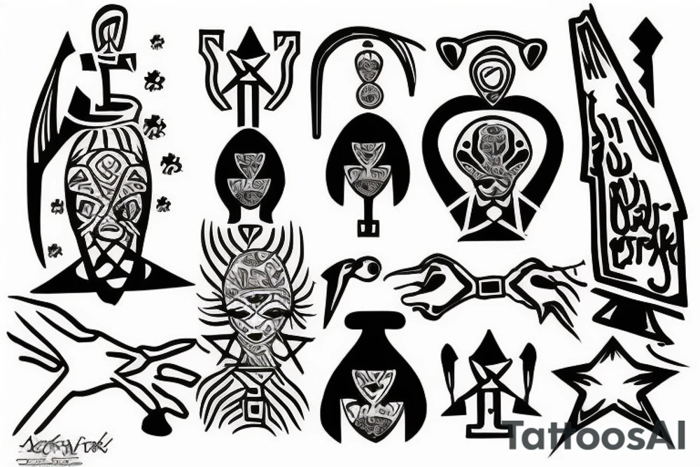 Key Ankh tattoo idea