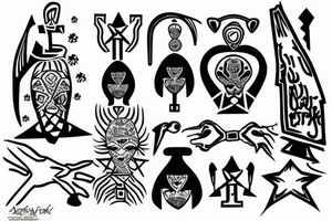Key Ankh tattoo idea
