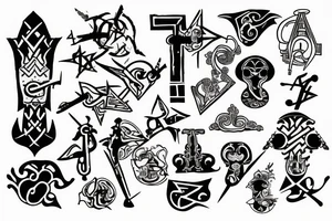 Key Ankh tattoo idea
