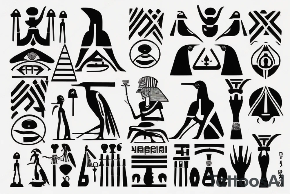 Ankh Egypt Symbol tattoo idea