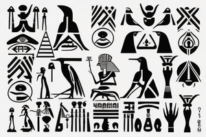 Ankh Egypt Symbol tattoo idea
