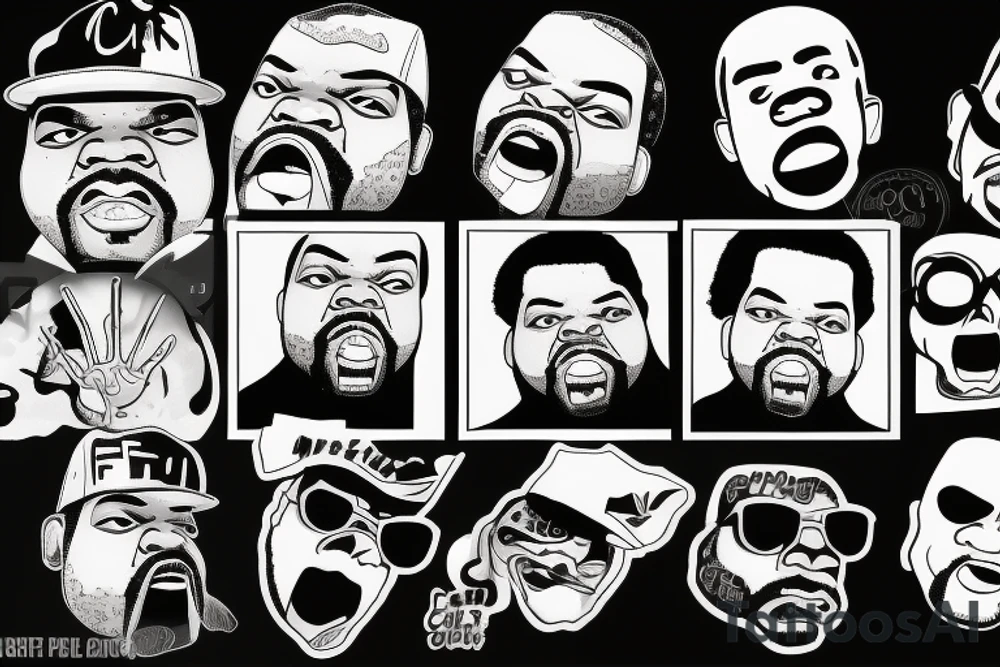 ice cube with a cartoon face melting tattoo idea ice cube with a cartoon face melting tattoo idea