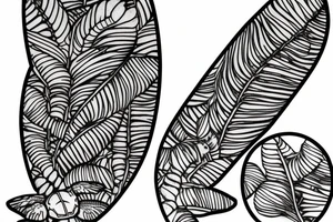 turtle fern tattoo idea