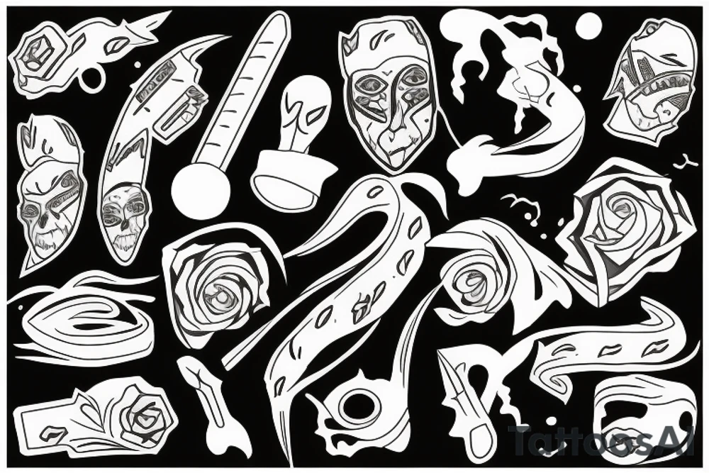 Fate on the line tattoo idea