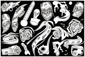 Fate on the line tattoo idea