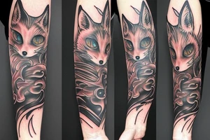 9 tails fox tattoo idea