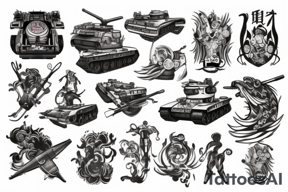 T 34 tank tattoo idea