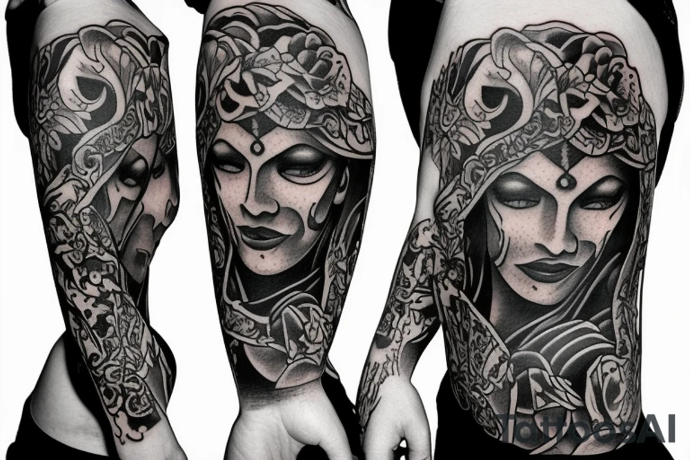 jester tattoo idea
