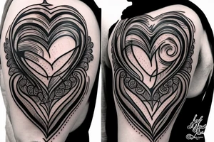 king of heart tattoo idea